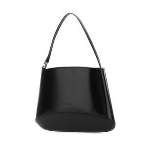 LOW CLASSIC Structured Leather Shoulder Bag Women BLACK Handbags